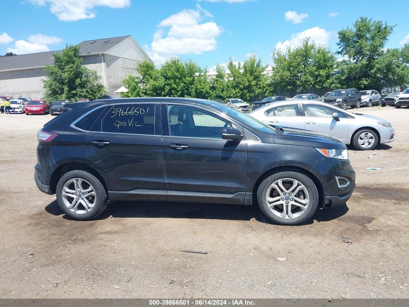2015 Ford Edge Titanium VIN: 2FMTK4K93FBB48110 Lot: 39666501