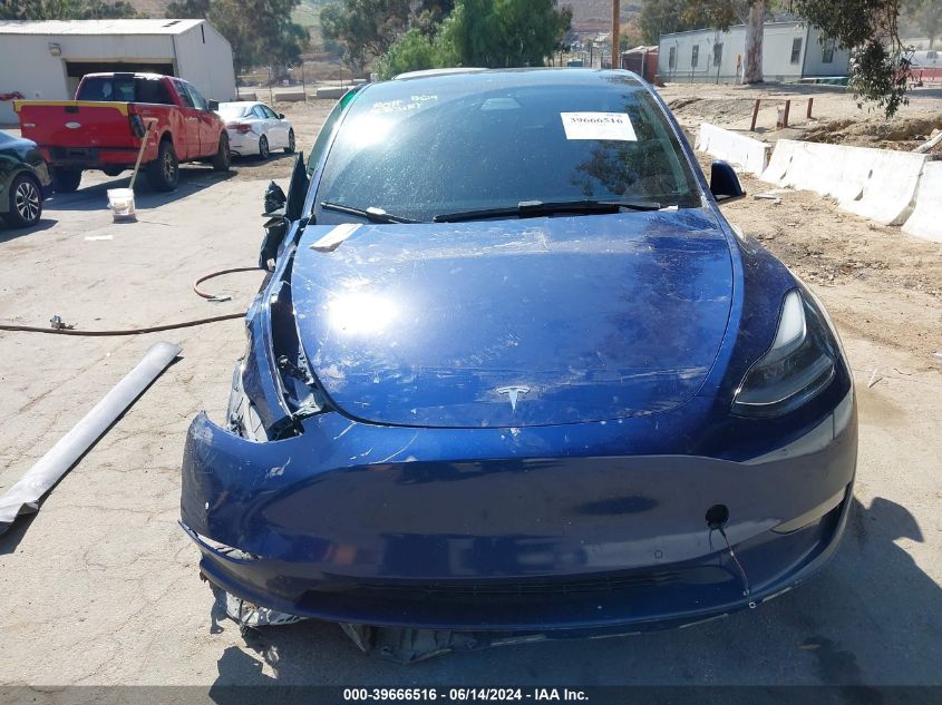 2021 Tesla Model Y Performance Dual Motor All-Wheel Drive VIN: 5YJYGDEF0MF277547 Lot: 39666516