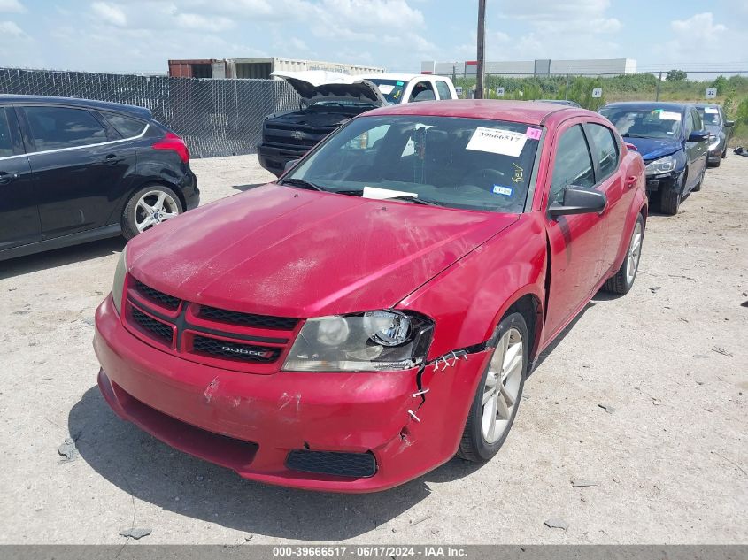 2014 Dodge Avenger Se VIN: 1C3CDZAG3EN154752 Lot: 39666517