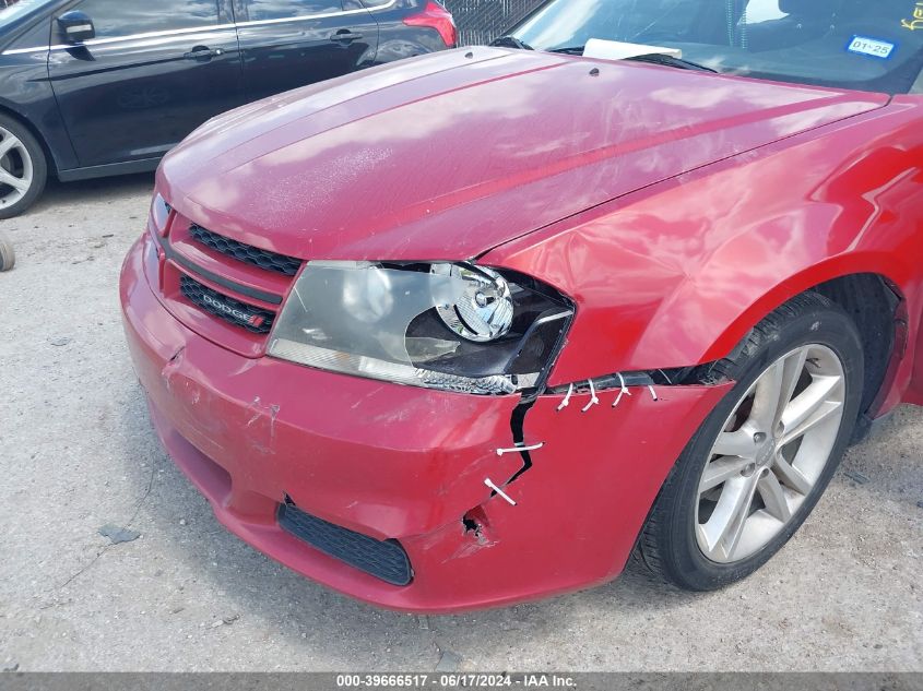 2014 Dodge Avenger Se VIN: 1C3CDZAG3EN154752 Lot: 39666517