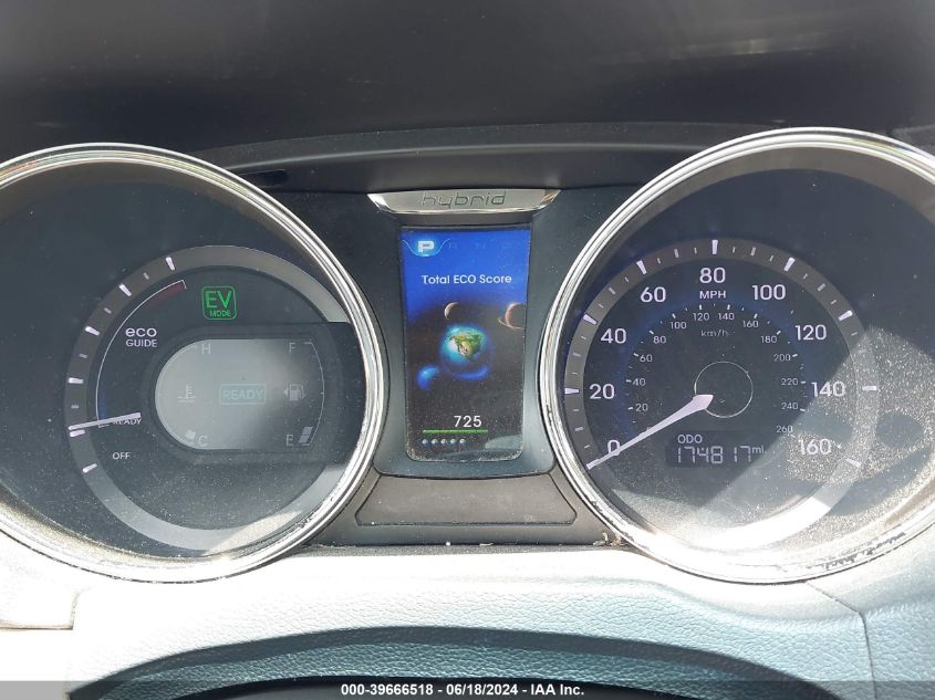 KMHEC4A46CA037294 2012 Hyundai Sonata Hybrid