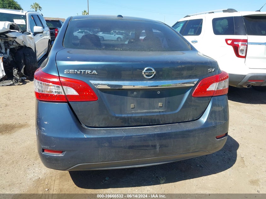2015 Nissan Sentra Sv VIN: 3N1AB7AP0FY227418 Lot: 39666532