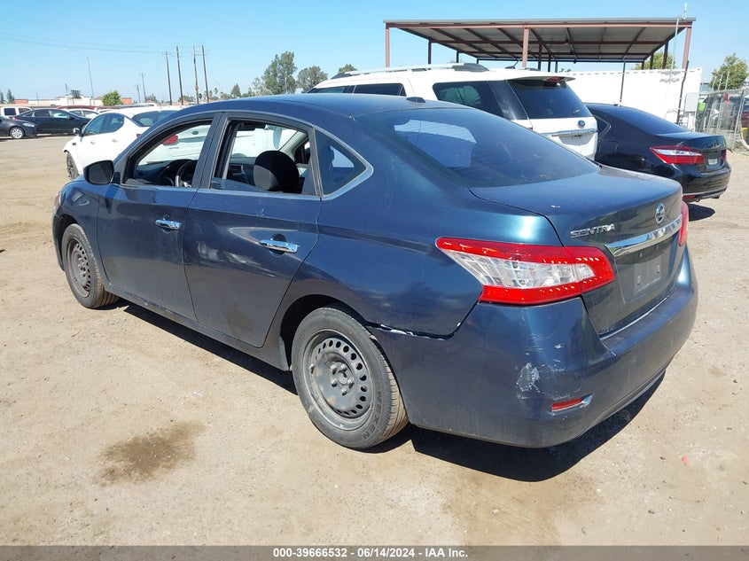 2015 Nissan Sentra Sv VIN: 3N1AB7AP0FY227418 Lot: 39666532
