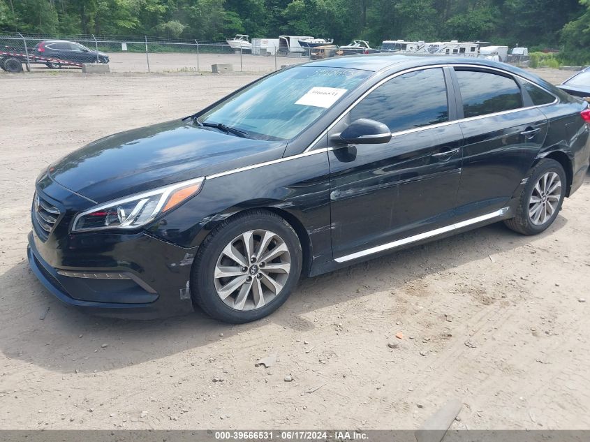 2015 Hyundai Sonata Sport VIN: 5NPE34AFXFH078370 Lot: 39666531