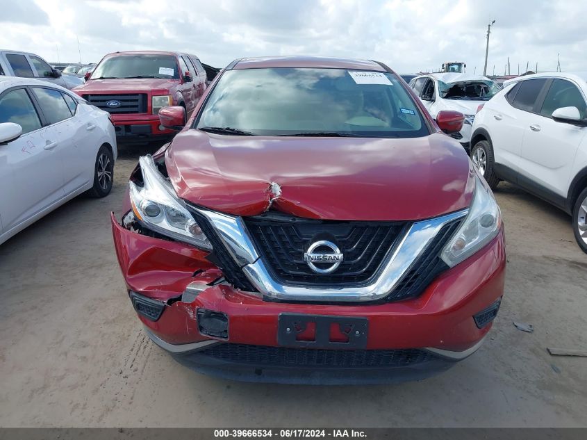 2017 Nissan Murano S VIN: 5N1AZ2MG6HN115225 Lot: 39666534