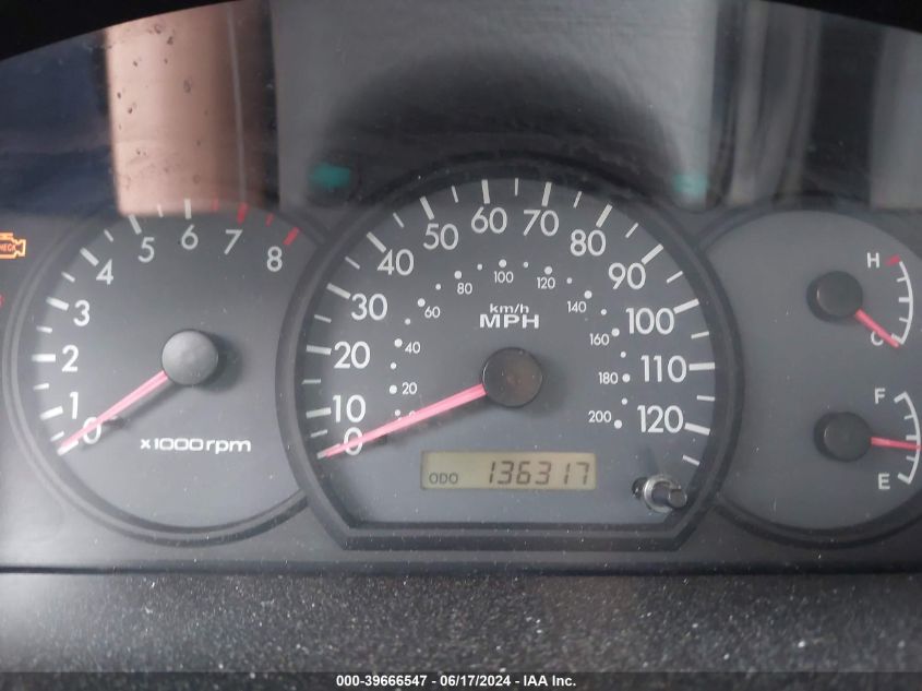 2004 Kia Rio VIN: KNADC125246352858 Lot: 39666547