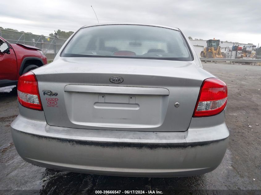 2004 Kia Rio VIN: KNADC125246352858 Lot: 39666547