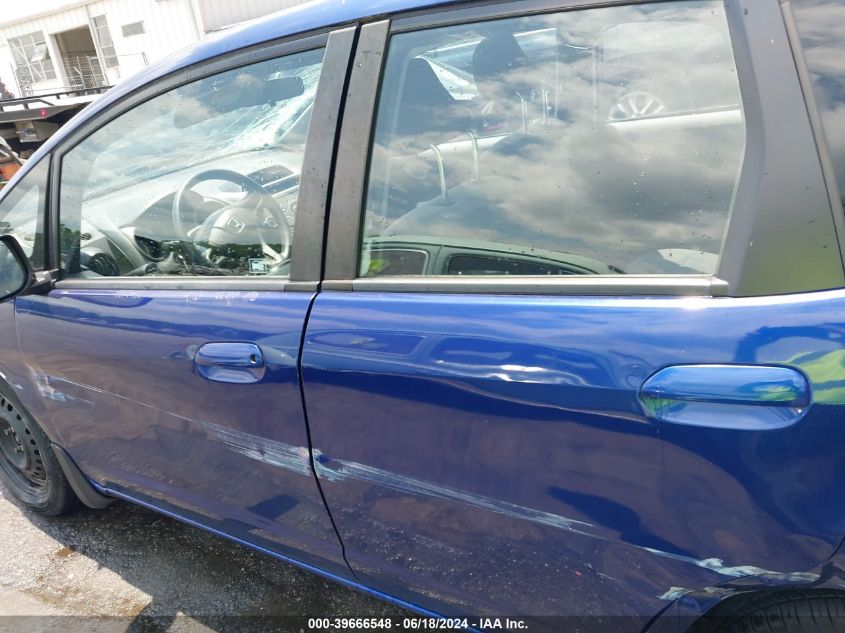 2009 Honda Fit VIN: JHMGE87299S053480 Lot: 39666548