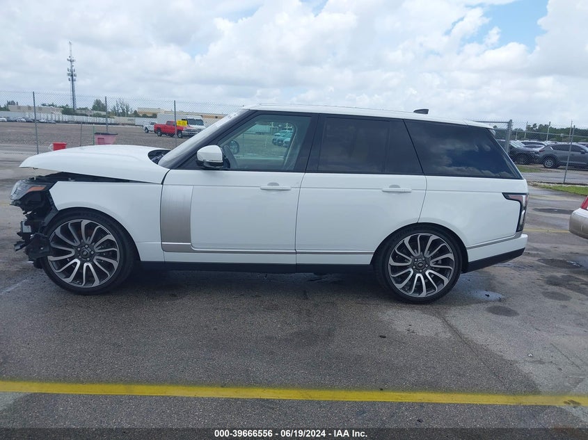 VIN SALGS2RE1KA561297 2019 LAND ROVER RANGE ROVER 5.0L V8 SUPERCHARGED