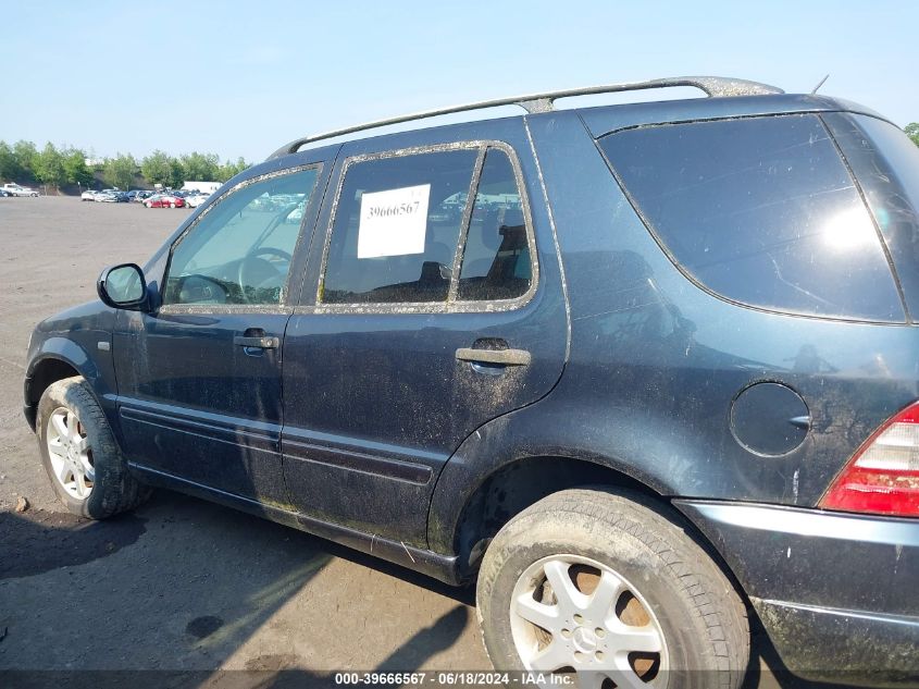 2001 Mercedes-Benz Ml 430 VIN: 4JGAB72E31A235287 Lot: 39666567