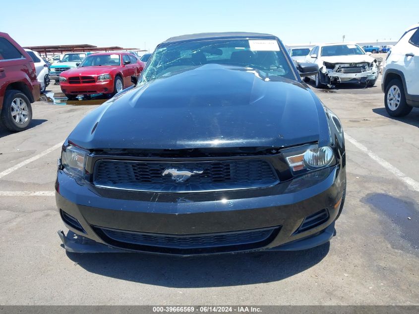 2012 Ford Mustang V6 VIN: 1ZVBP8EM8C5207206 Lot: 39666569