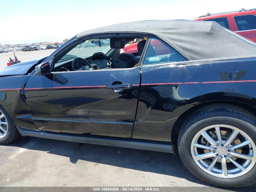 2012 Ford Mustang V6 VIN: 1ZVBP8EM8C5207206 Lot: 39666569