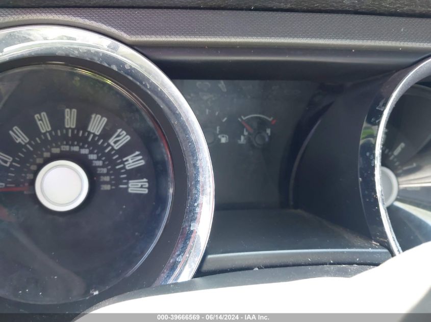 2012 Ford Mustang V6 VIN: 1ZVBP8EM8C5207206 Lot: 39666569