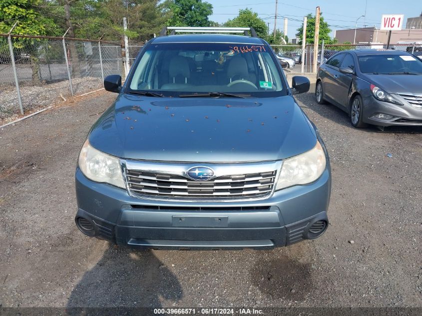 2010 Subaru Forester 2.5X VIN: JF2SH6AC9AG754229 Lot: 39666571