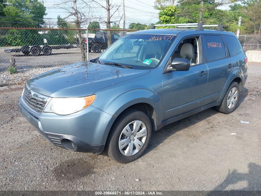 2010 Subaru Forester 2.5X VIN: JF2SH6AC9AG754229 Lot: 39666571