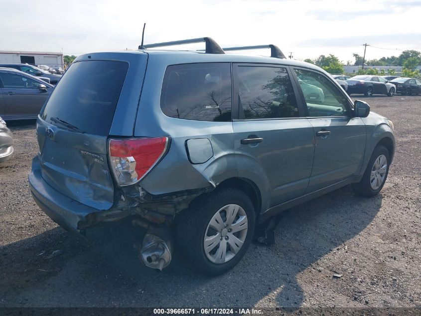 2010 Subaru Forester 2.5X VIN: JF2SH6AC9AG754229 Lot: 39666571