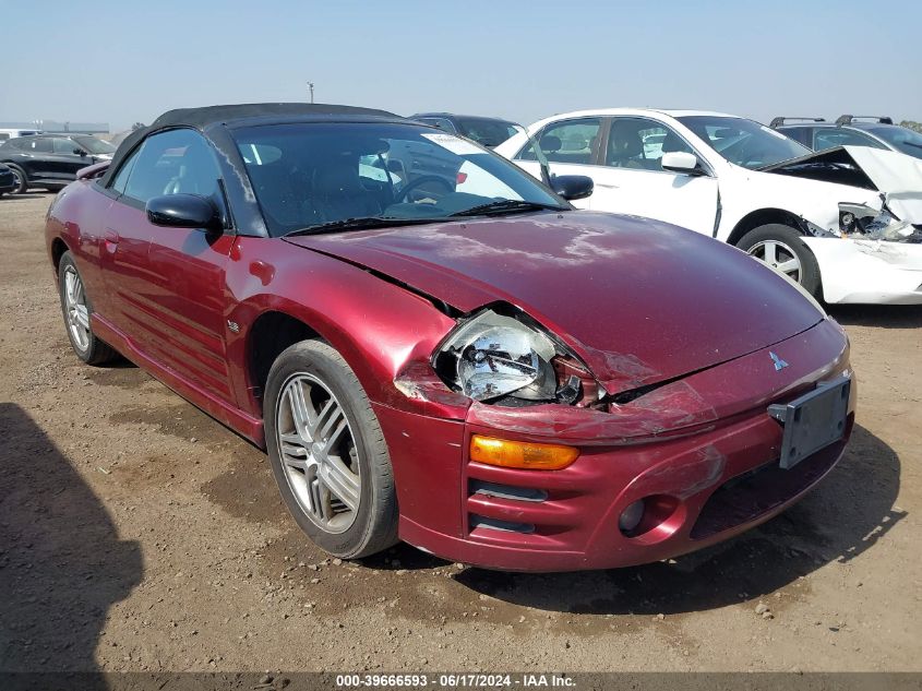 2003 Mitsubishi Eclipse Spyder Gt VIN: 4A3AE55H73E068527 Lot: 39666593