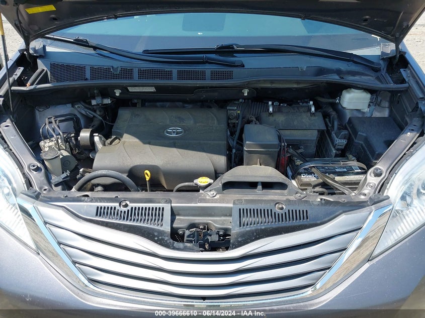 2012 Toyota Sienna Xle V6 8 Passenger VIN: 5TDYK3DC6CS235426 Lot: 39666610