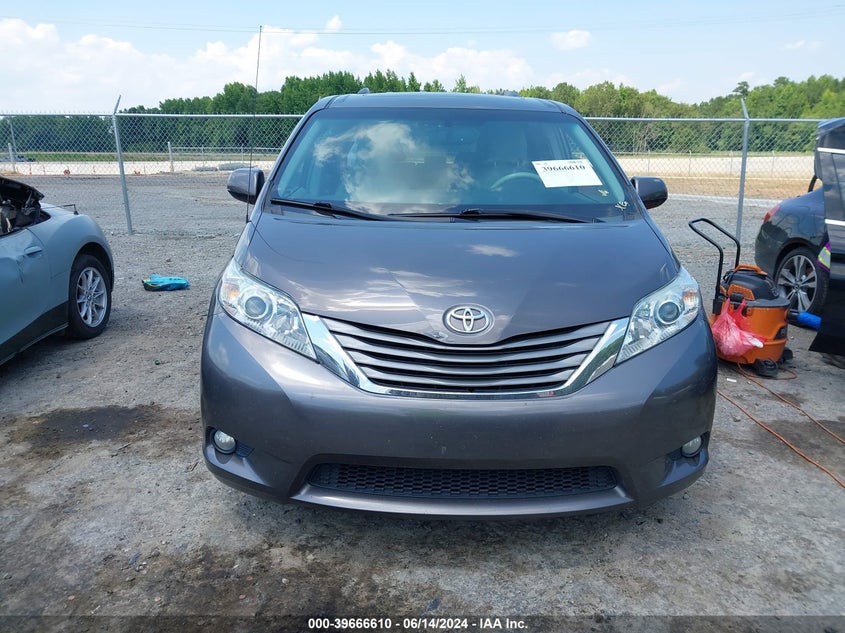 2012 Toyota Sienna Xle V6 8 Passenger VIN: 5TDYK3DC6CS235426 Lot: 39666610