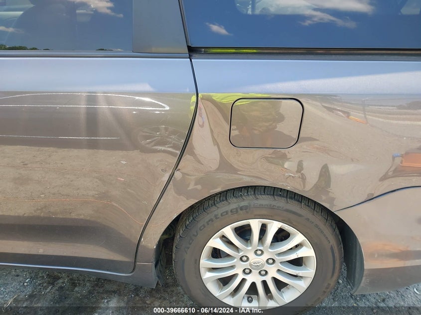 2012 Toyota Sienna Xle V6 8 Passenger VIN: 5TDYK3DC6CS235426 Lot: 39666610