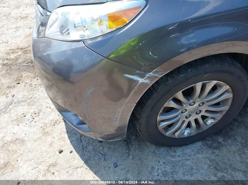 2012 Toyota Sienna Xle V6 8 Passenger VIN: 5TDYK3DC6CS235426 Lot: 39666610