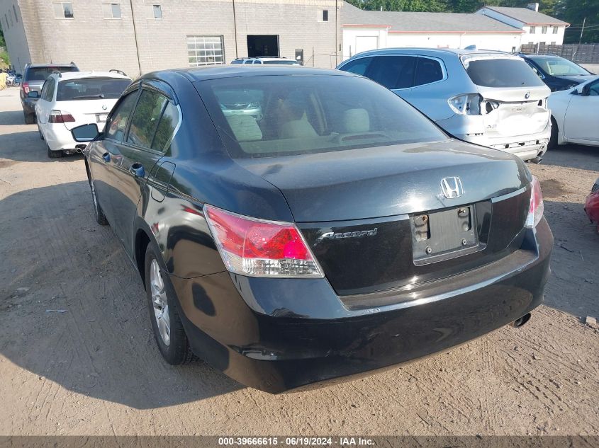 2009 Honda Accord 2.4 Lx-P VIN: 1HGCP26459A089135 Lot: 39666615