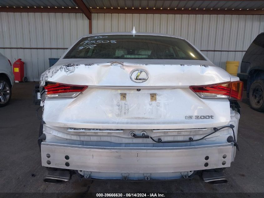 2017 Lexus Is 200T VIN: JTHBA1D28H5060483 Lot: 39666630