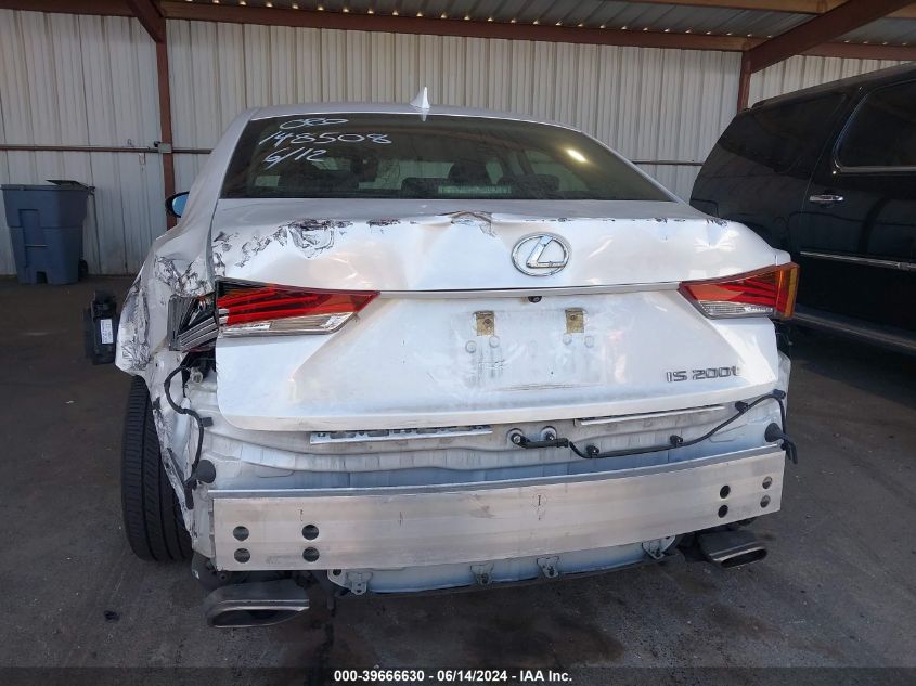 2017 Lexus Is 200T VIN: JTHBA1D28H5060483 Lot: 39666630