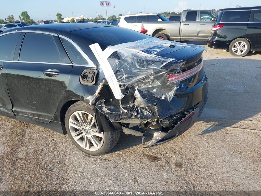 2014 Lincoln Mkz Hybrid VIN: 3LN6L2LUXER827194 Lot: 39666643