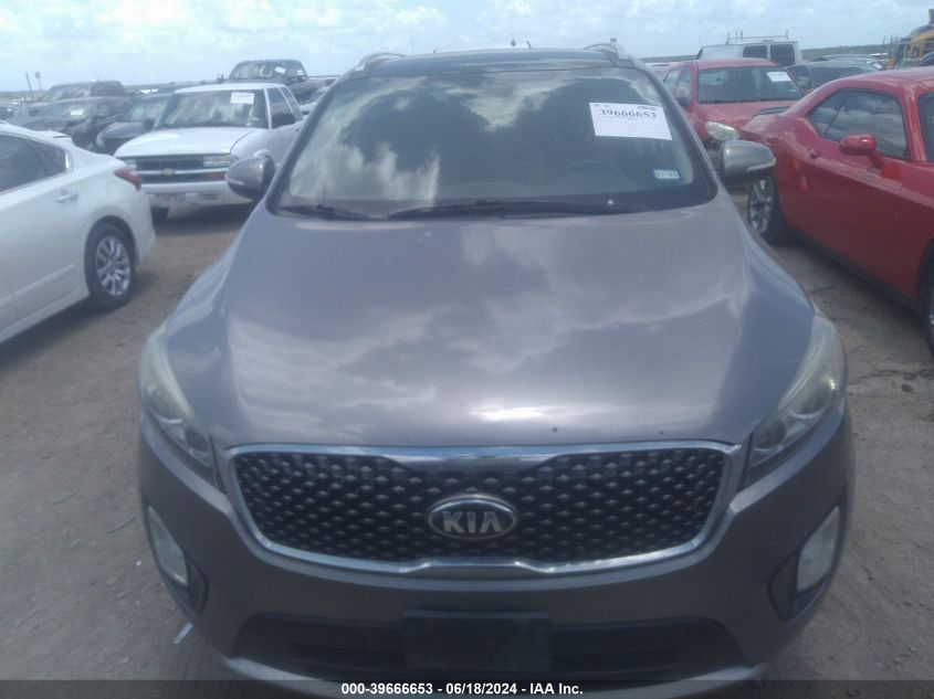 2016 Kia Sorento 3.3L Sx VIN: 5XYPK4A50GG164881 Lot: 39666653