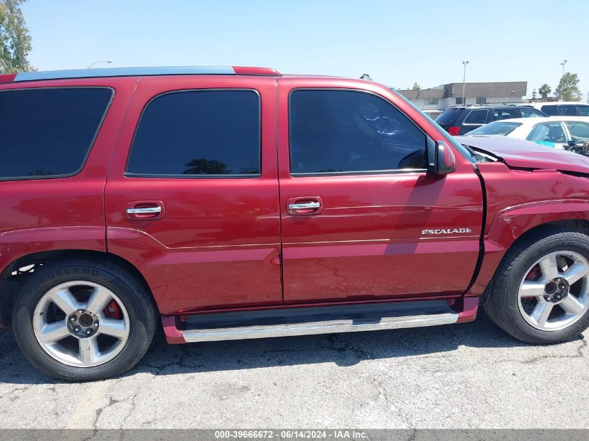 2003 Cadillac Escalade Standard VIN: 1GYEC63T03R149556 Lot: 39666672