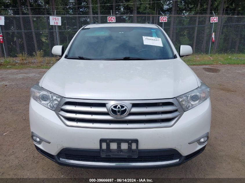 2012 Toyota Highlander Limited V6 VIN: 5TDDK3EH8CS165923 Lot: 39666697