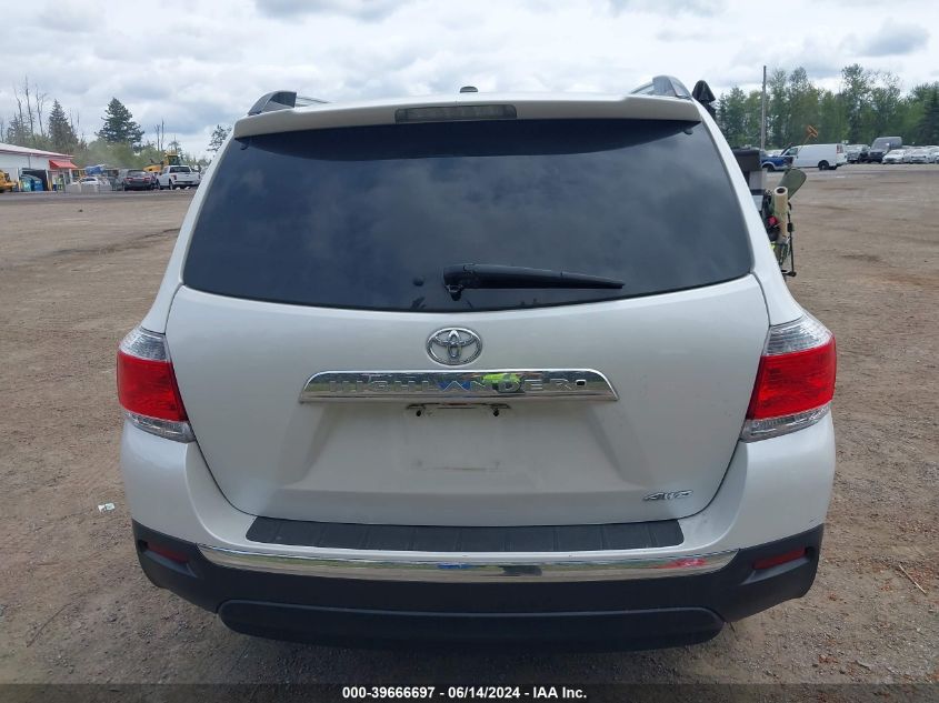2012 Toyota Highlander Limited V6 VIN: 5TDDK3EH8CS165923 Lot: 39666697