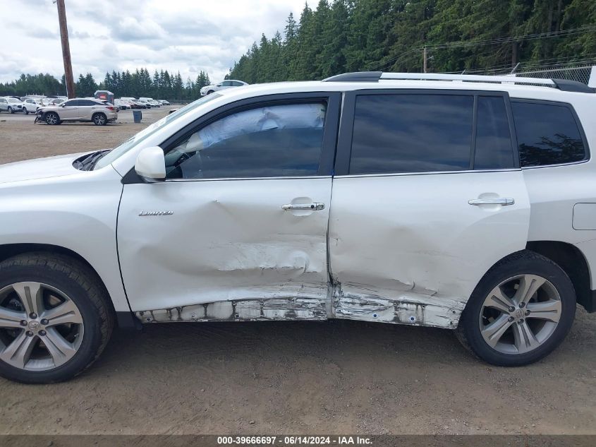 2012 Toyota Highlander Limited V6 VIN: 5TDDK3EH8CS165923 Lot: 39666697