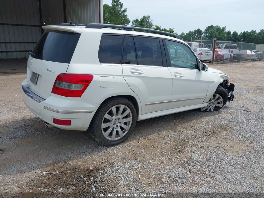 2011 Mercedes-Benz Glk 350 4Matic VIN: WDCGG8HB2BF663868 Lot: 39666701
