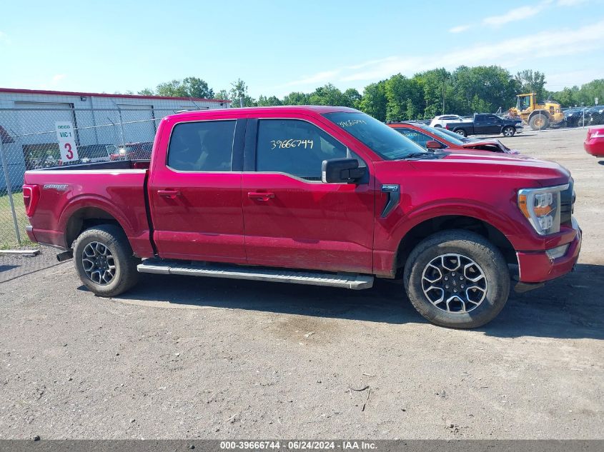 2022 Ford F-150 Xlt VIN: 1FTEW1EP8NFA02048 Lot: 39666744