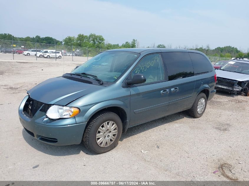 2007 Chrysler Town & Country Lx VIN: 2A4GP44R57R262343 Lot: 39666757