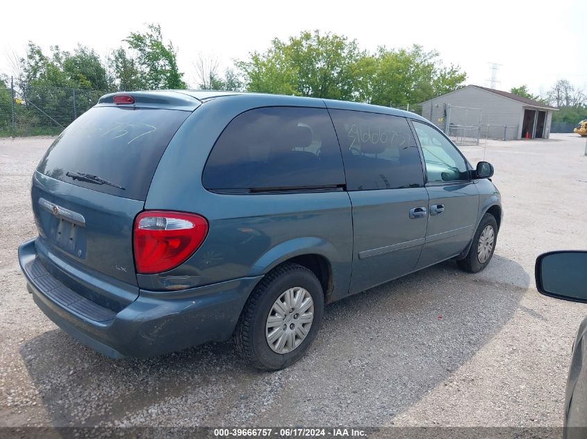 2007 Chrysler Town & Country Lx VIN: 2A4GP44R57R262343 Lot: 39666757