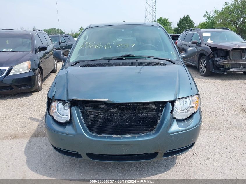 2007 Chrysler Town & Country Lx VIN: 2A4GP44R57R262343 Lot: 39666757