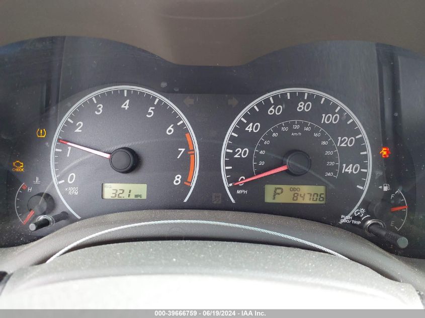 2009 Toyota Corolla Le VIN: 1NXBU40E79Z135140 Lot: 39666759