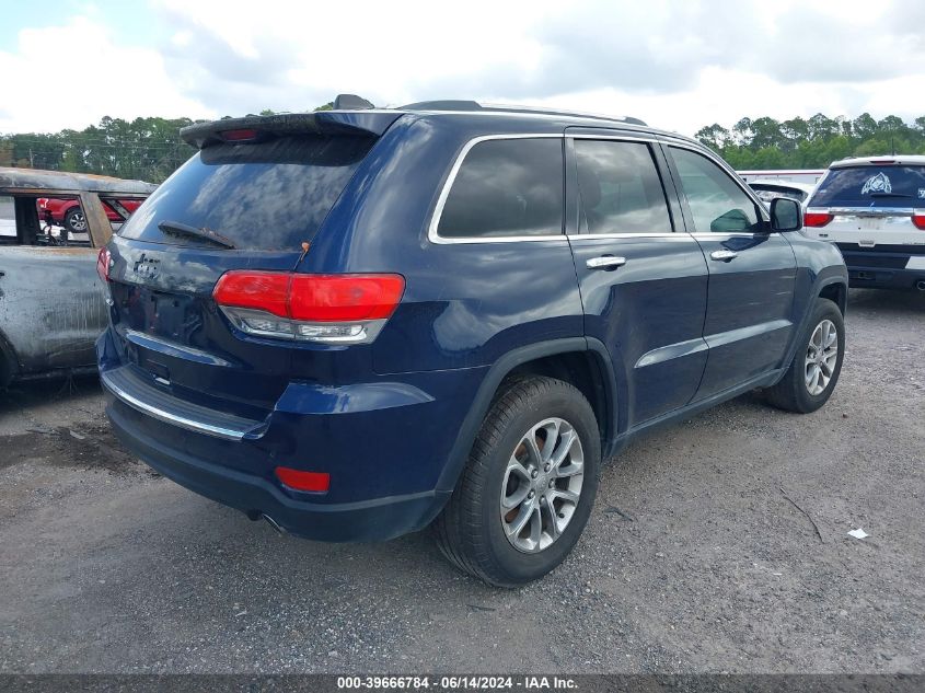 2015 Jeep Grand Cherokee Limited VIN: 1C4RJEBG8FC125542 Lot: 39666784