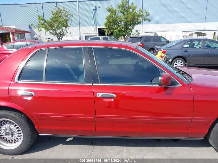 1999 Ford Crown Victoria Lx VIN: 2FAFP74W8XX131112 Lot: 39666785