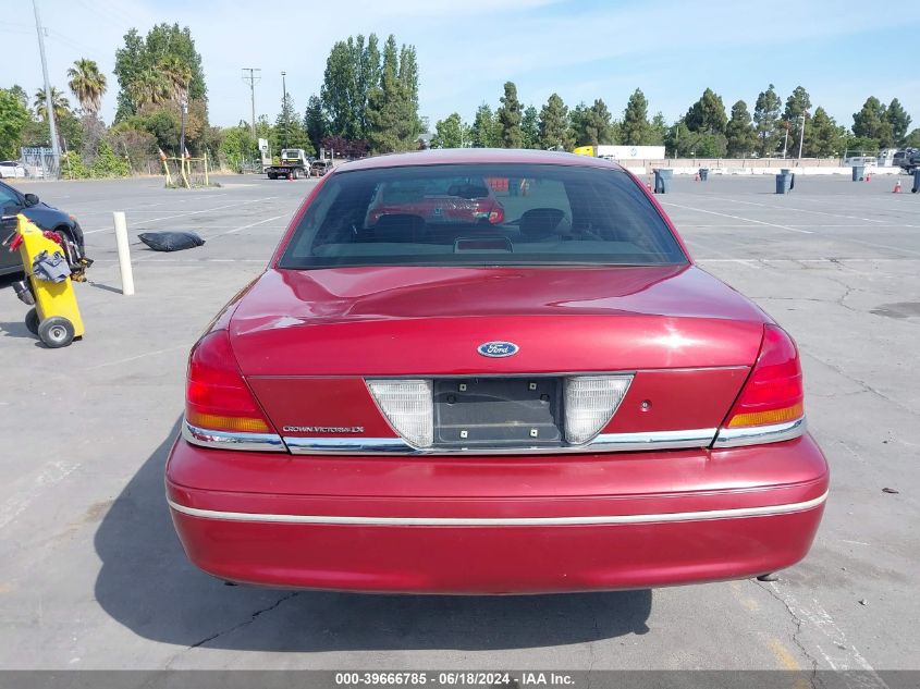 1999 Ford Crown Victoria Lx VIN: 2FAFP74W8XX131112 Lot: 39666785