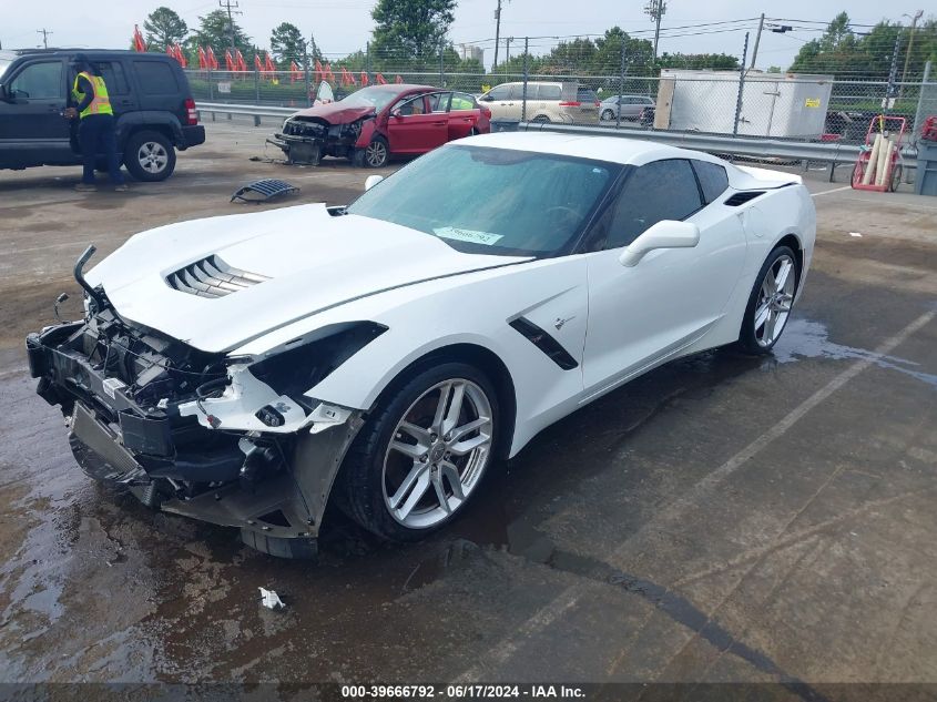 2017 Chevrolet Corvette Stingray Z51 VIN: 1G1YG2D76H5105568 Lot: 39666792