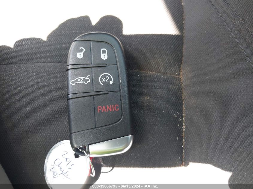 2015 CHRYSLER 200 LIMITED - 1C3CCCAB7FN695163