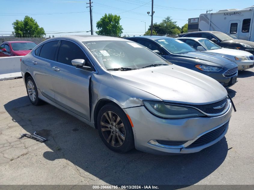 2015 Chrysler 200 Limited VIN: 1C3CCCAB7FN695163 Lot: 39666795