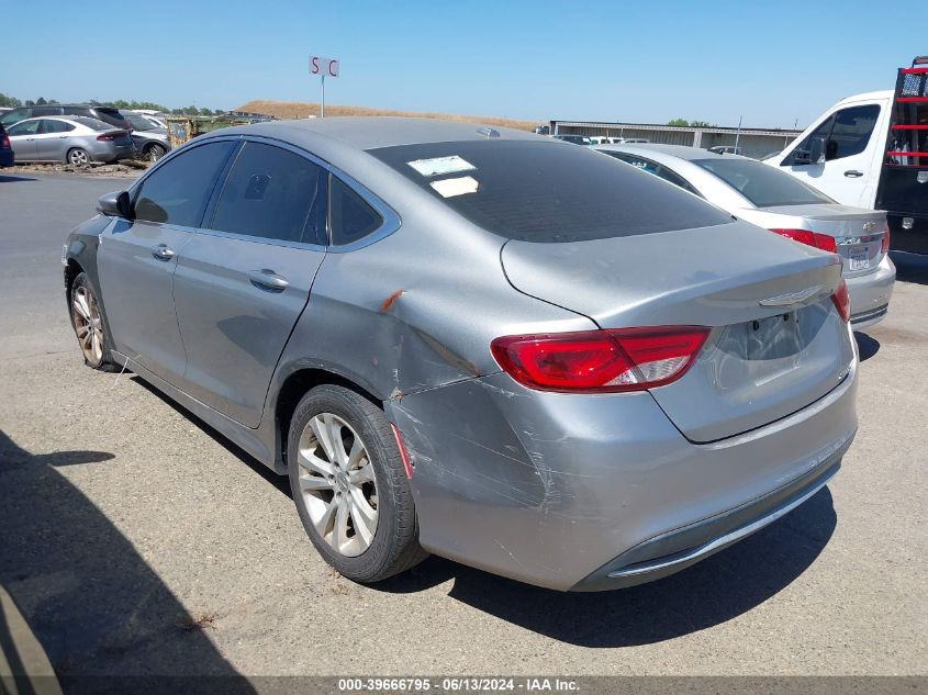 2015 Chrysler 200 Limited VIN: 1C3CCCAB7FN695163 Lot: 39666795