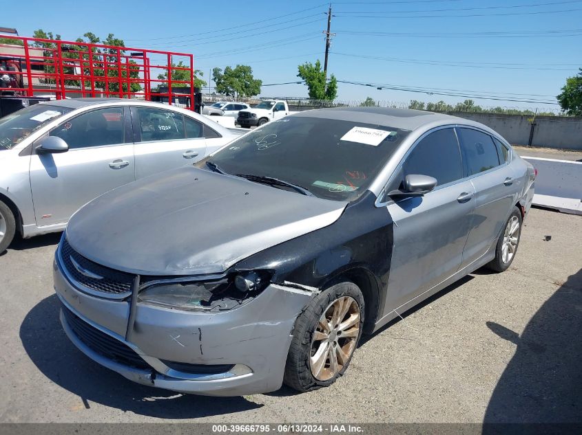 2015 Chrysler 200 Limited VIN: 1C3CCCAB7FN695163 Lot: 39666795