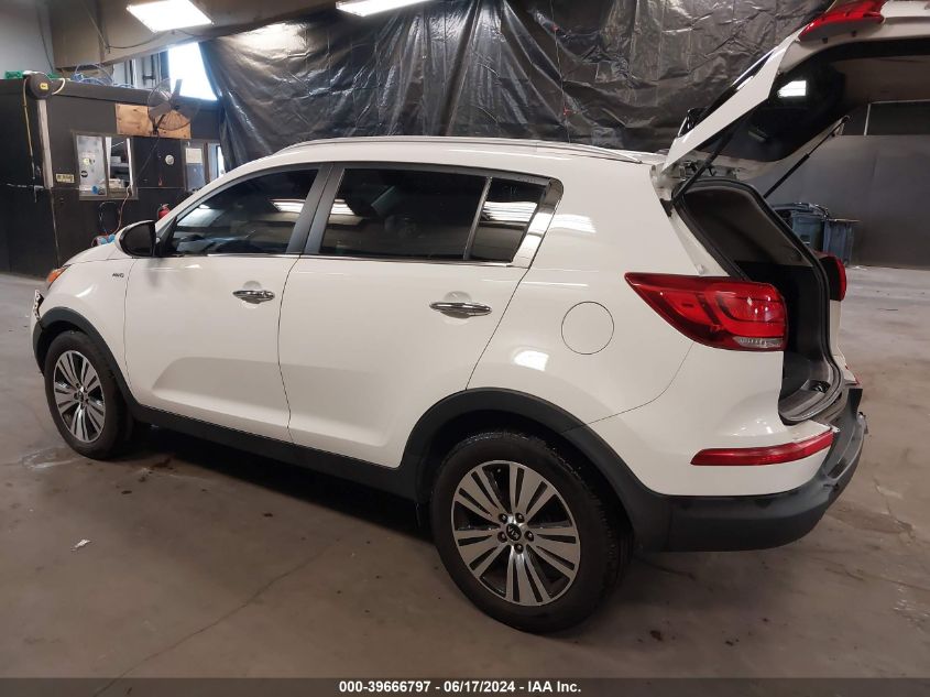 2016 Kia Sportage Ex VIN: KNDPCCAC2G7803331 Lot: 39666797