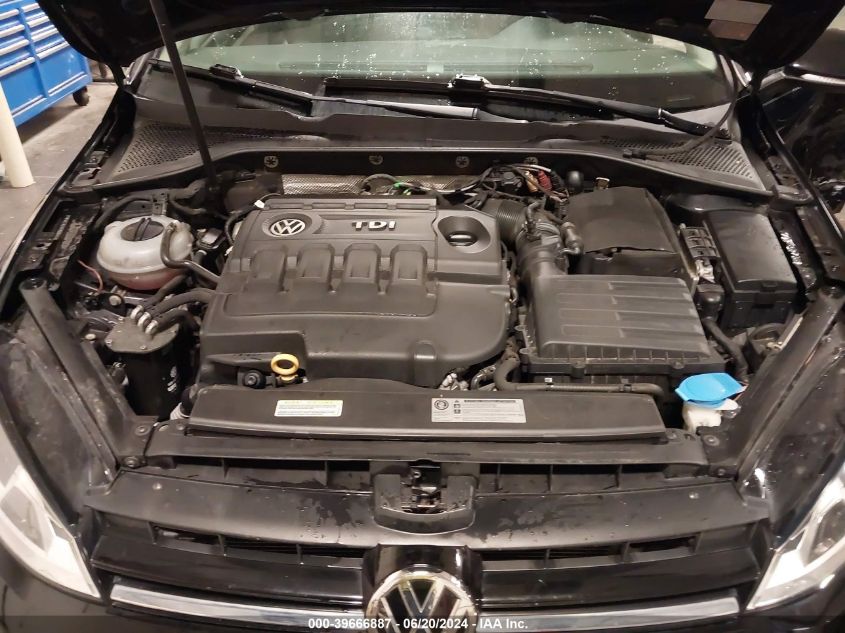 2015 Volkswagen Golf Tdi S 4-Door VIN: 3VWRA7AU3FM064437 Lot: 39666887